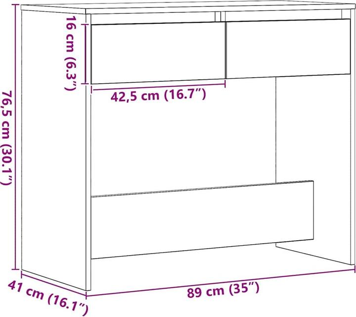 Image du produit vidaXL Konsolentisch