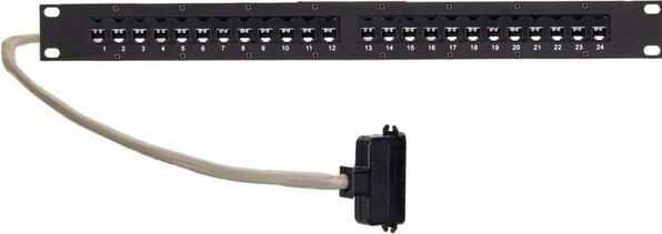 Actual product image Audiocodes MP-524 Patch Panel for connecting FXS analog equipment to the MP-524)