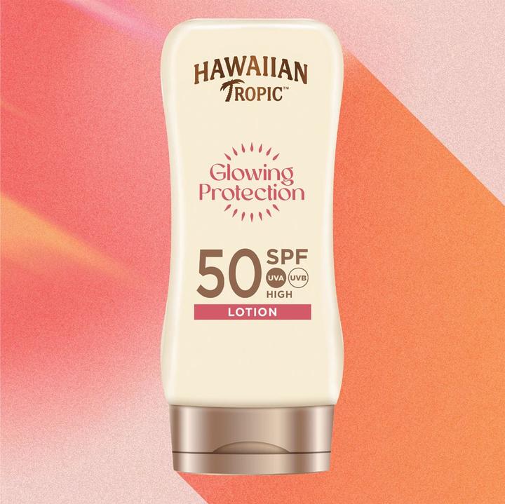 Actual product image Hawaiian Tropic Glowing Protection (Sun lotion, SPF 50+, 180 ml, 218 g)