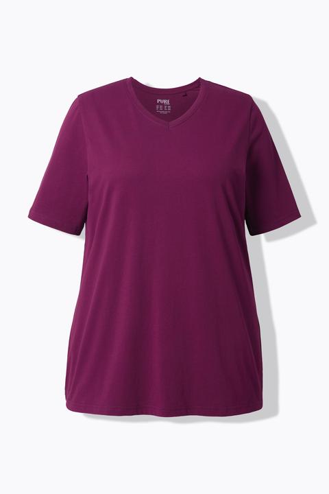 Produktbild Ulla Popken T-Shirts, 2er-Pack, V-Ausschnitt, Halbarm (58)