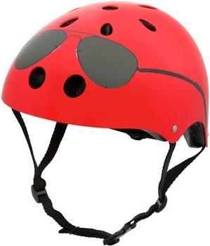 Produktbild Hornit The Aviator Halbschale City-Fahrradhelm S Schwarz - Rot AVS801 (48 - 53 cm)