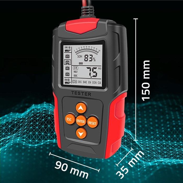 Produktbild Qoltec LCD-Digital-Batterietester