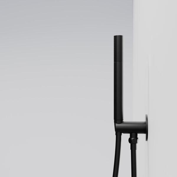 Produktbild Steinberg Serie 100 Handbrausengarnitur, mit integriertem Brauseanschlussbogen, Stabhandbrause, 1001 (1 Strahlarten)