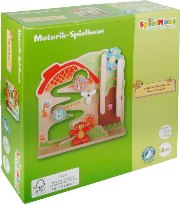 Produktbild Spielmaus Holz Motorik Spielwand inklusive Zubehör