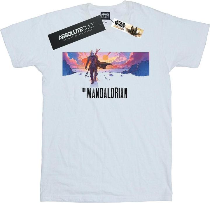 Immagine prodotto Star Wars The Mandalorian Landscape Maglietta Ragazzi (128)