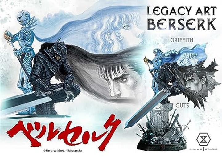 Actual product image Prime 1 Studio Berserk Legacy Art Kentaro Miura Statue statuette 1/6 Griffith 56 cm