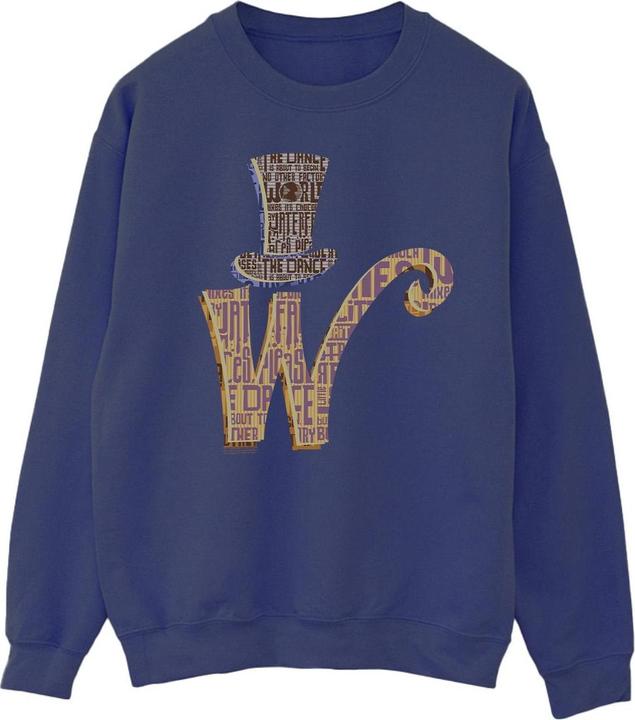Immagine prodotto Willy Wonka & the Chocolate Factory W Logo Hat Felpa Uomo (5XL)