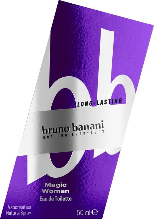 Actual product image Bruno Banani Magic Woman Eau de Toilette (re) Vapo 50 ml (Eau de toilette, 50 ml)