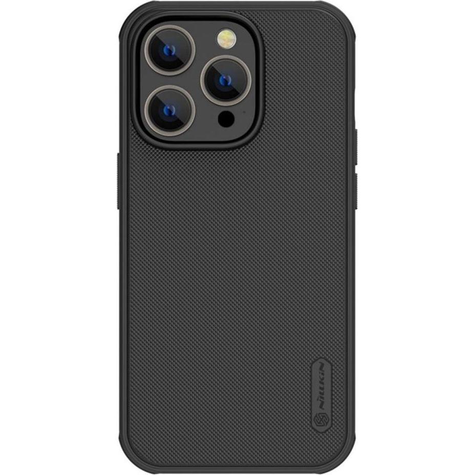 Nillkin Super Frosted Shield MagSafe Series Hülle (Apple iPhone 14 Pro Max), Smartphone Hülle, Schwarz