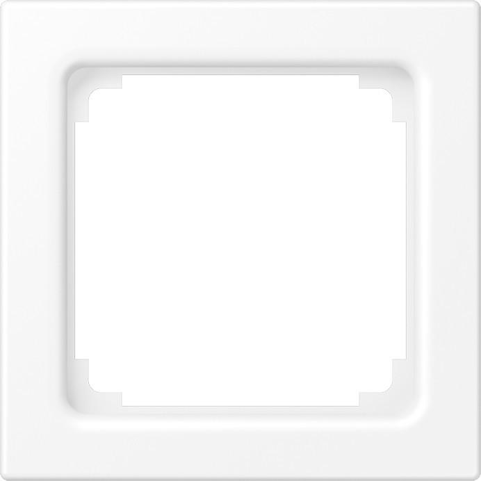 JUNG, Zubehör Schalterprogramm, Einbaurahmen 1f ws mt LS Kst LS961ZWWM