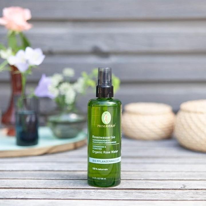 Actual product image Primavera : Organic Rose Floral Water (Facial cleansing wipes, 100 ml)