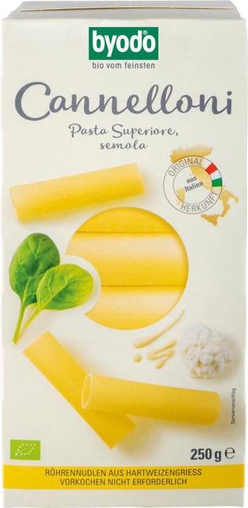 Image du produit Byodo Cannelloni semola Bio (250 g)