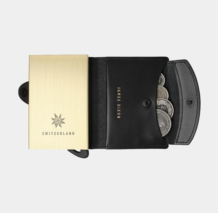 Produktbild James Dixon Botón One - Black/Gold Switzerland - Münzfach