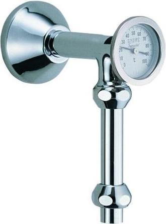 Produktbild Grohe Abgangsbogen 1/2Zoll, mit Thermometer chrom