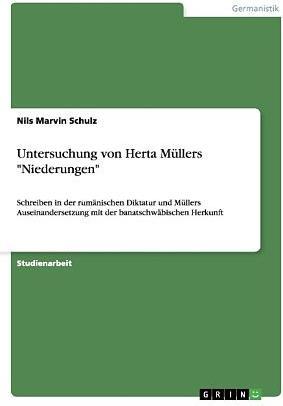 Produktbild Untersuchung von Herta Müllers "Niederungen (Deutsch, 2012)