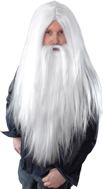 Produktbild Bristol Novelty Zaubererperücke Mit Bart Lang