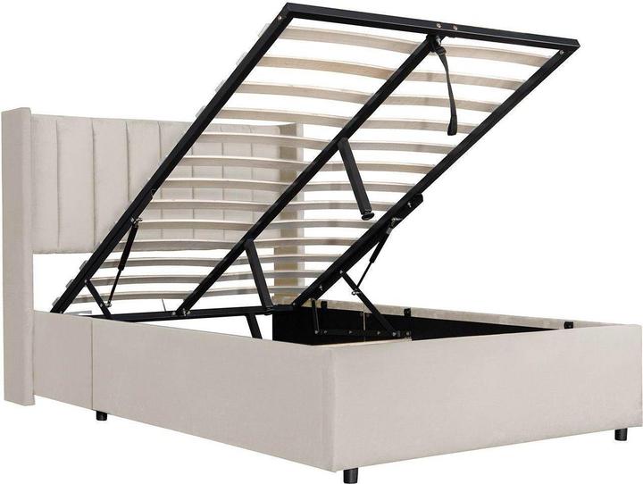 Image du produit Juskys Lit rembourré Savona (140 x 200)