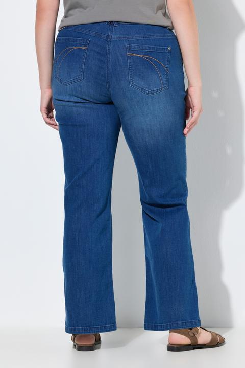 Produktbild Ulla Popken Jeans Mary, weites Bein, Elastikbund (46)
