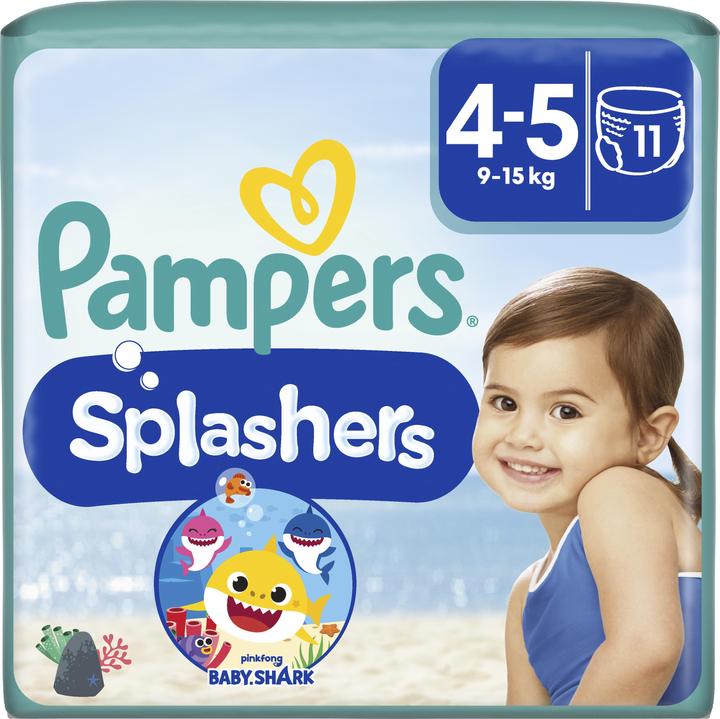 Pampers Splashers (Taille 4, Taille 5, Pack, 11 pièce(s))