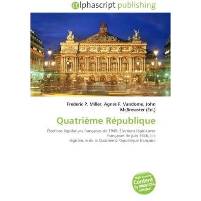 Quatrième République, Fachbücher