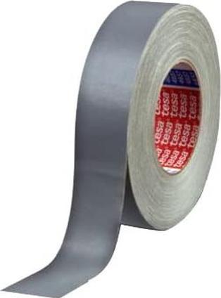 Actual product image tesa Fabric tape 4657, 30 mm x 50 m, grey (30 mm)