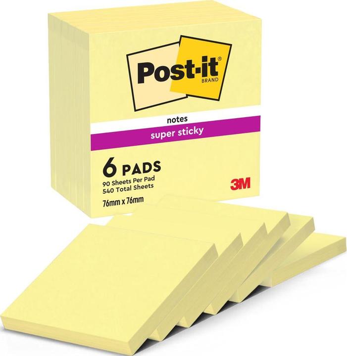 Produktbild Post-it Super Sticky (76 x 76 mm)