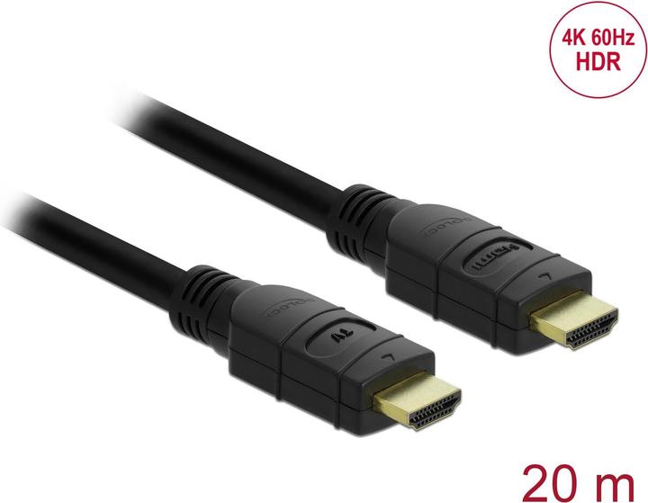 Image du produit Delock HDMI (Typ A) — HDMI (Typ A) (20 m, HDMI)