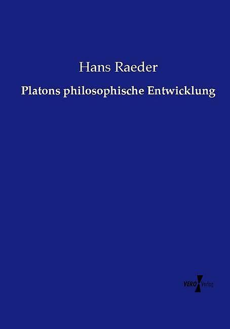 Produktbild Platons philosophische Entwicklung (Deutsch, 2015)