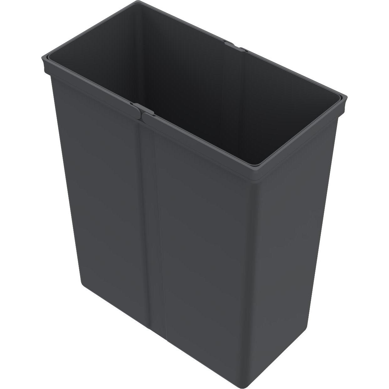 Hettich Eimer anthrazit, Abfalleimer, Grau