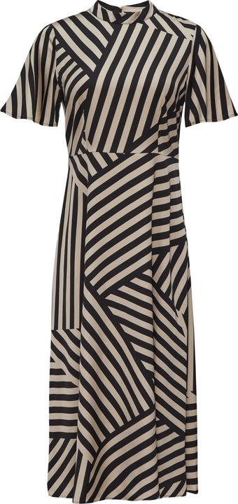 Image du produit Comma Kleid Gemustertes Midikleid aus Satin (36)