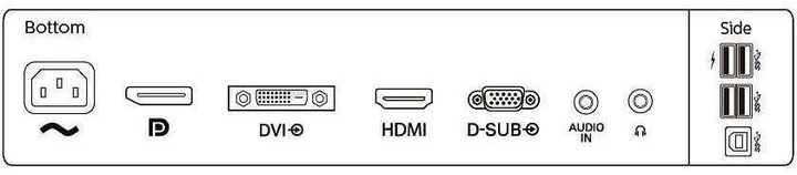 Actual product image Philips B-Line 252B9/00 (1920 x 1200 pixels, 25")