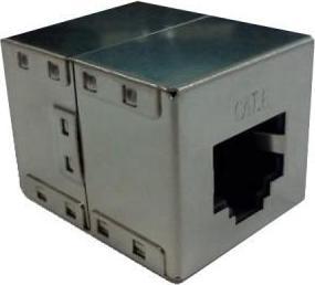 Actual product image Datacom Connector 2x RJ45 STP Cat6 (Network coupling)
