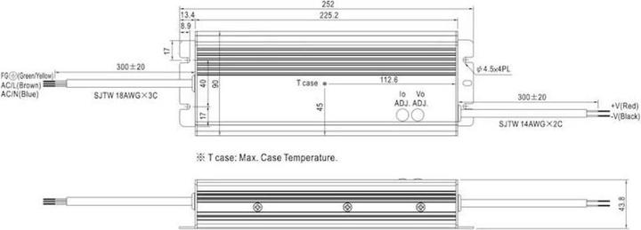 Actual product image MeanWell LED Driver LED Transformer