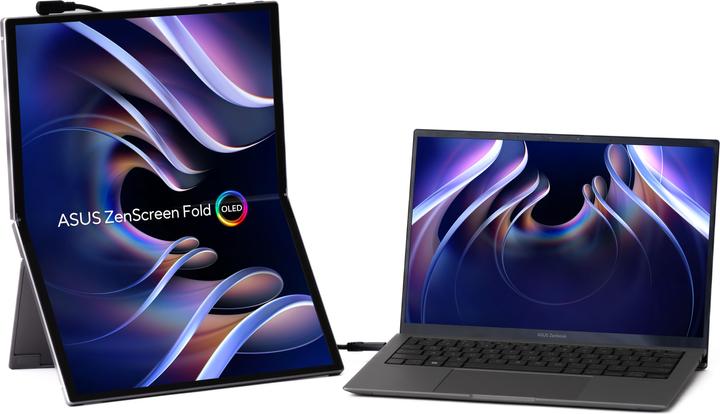 Actual product image ASUS ZenScreen Fold OLED MQ17QH (2560 x 1920 pixels, 17.30")