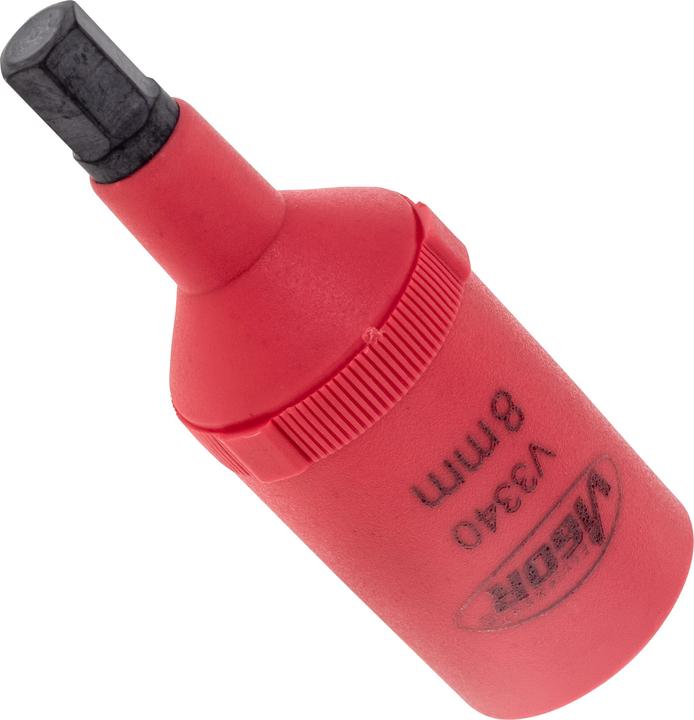 Vigor VDE screwdriver bit ∙ V3340 ∙ Square 12.5 mm (1/2 inch) ∙ Internal hexagonal profile ∙ 8...