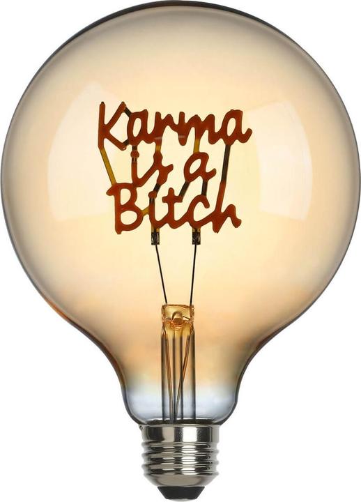 Sompex KARMA IS A BITCH Leuchtmittel Bernstein E27 1,5W 625154 (E27)
