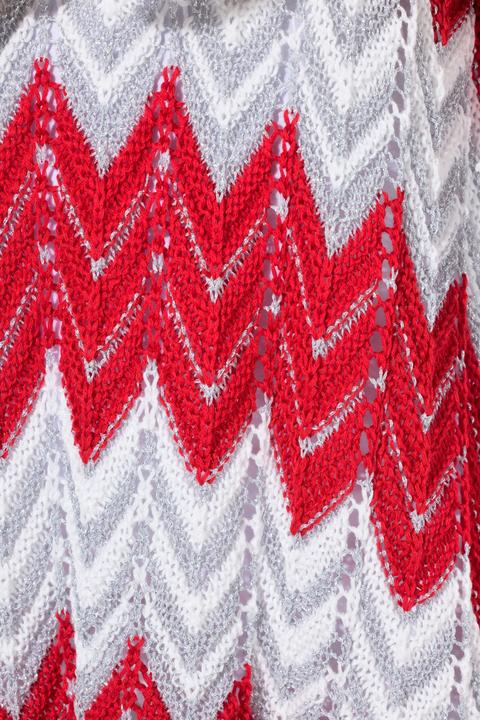 Immagine prodotto Miamoda Poncho, oversized, Zackenstrick mit Glitzer (42, 44, 46, 48)