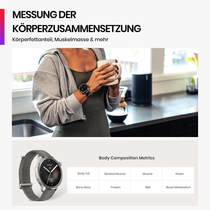 Productafbeelding Amazfit Balance Zonsondergang Grijs, W2286GL1G (46 mm)