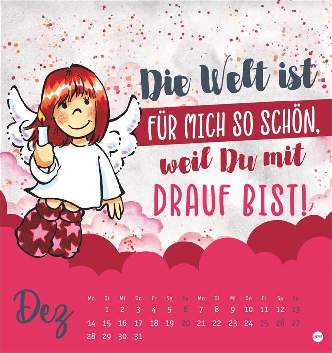 Produktbild SchutzengelPostkartenkalender2026 (Harter Einband, Deutsch)