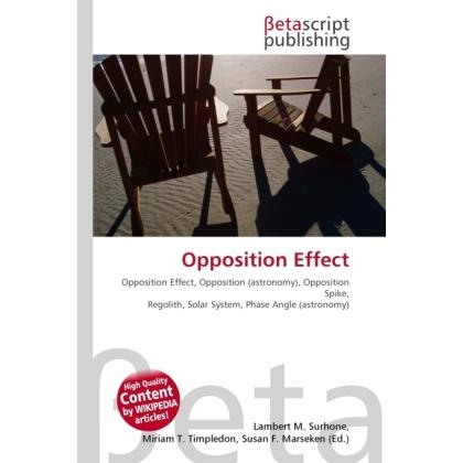 Opposition Effect, Fachbücher von Lambert M. Surhone, Miriam T. Timpledon, Susan F. Marseken