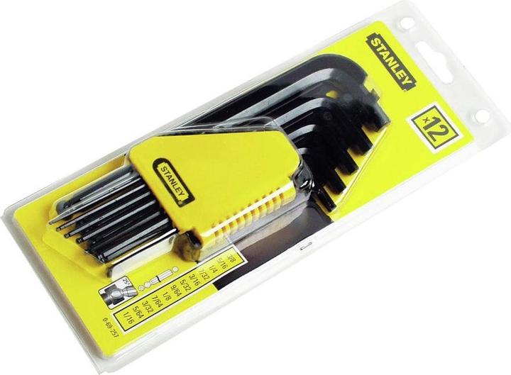 Actual product image Stanley Pin spanner with ball head, set, 11 pcs.