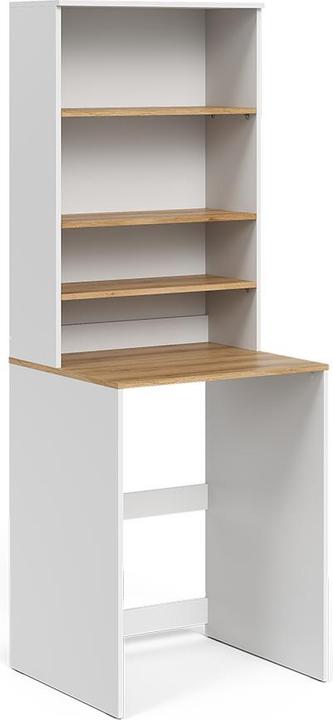 Vicco Waschmaschinenschrank Viktor, Weiss/Artisan, 66 x 88.2 cm 2 Teile mit Regal