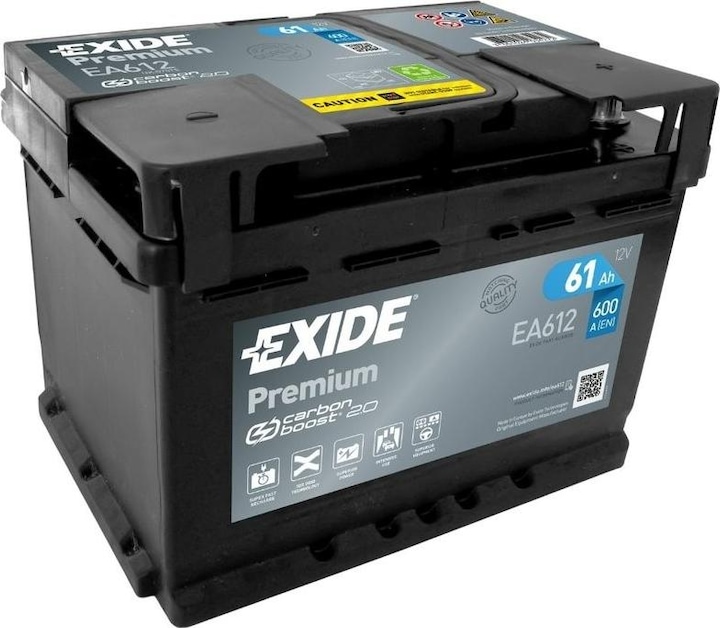 Produktbild Exide Premium Carbon Boost EA612 (12 V, 60 Ah, 600 A)