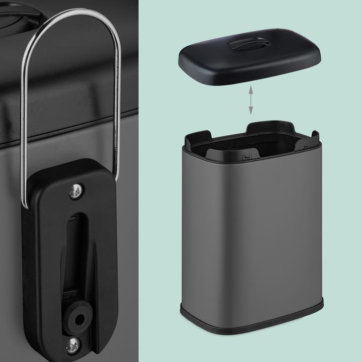 Actual product image Relaxdays waste bin (5 l)