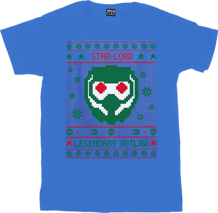 Image du produit - T-shirt GUARDIANS OF THE GALAXY VOL. STAR LORD FAIR ISLE - Garçon (152, 158)