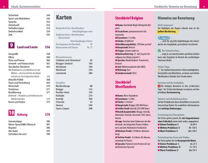 Actual product image Reiseführer Belgische Küste – Westflandern mit Brügge (German, Günter Schenk, 2024)