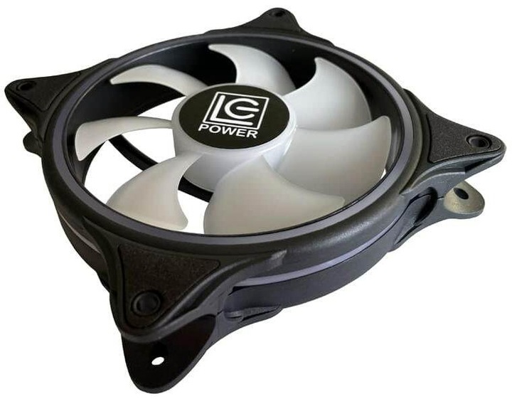 Image du produit LC-Power LC-CF-120-ARGB-B Noir Ventilateur de boîtier 120mm 12x12CM retail (120 mm, 1 x)