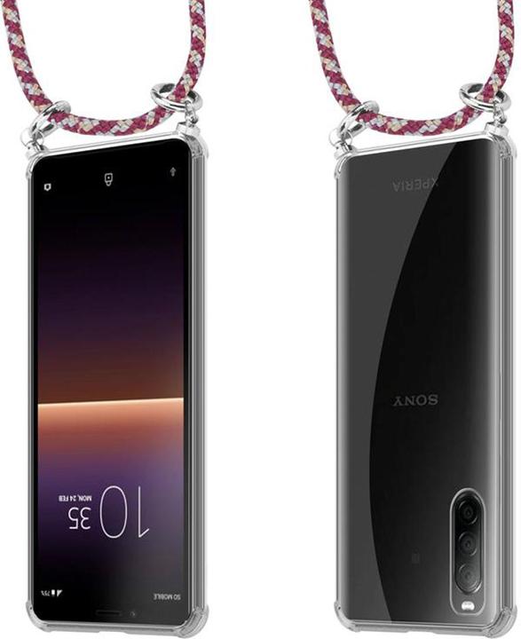 Produktbild Cadorabo TPU Handy Kette SILBER Cover