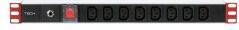 Image du produit Techly I-CASE STRIP-813T Accessoires pour rack Distributeur de courant