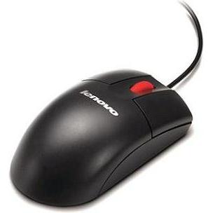 Lenovo Optical Wheel Mouse (Kabelgebunden), Maus, Schwarz